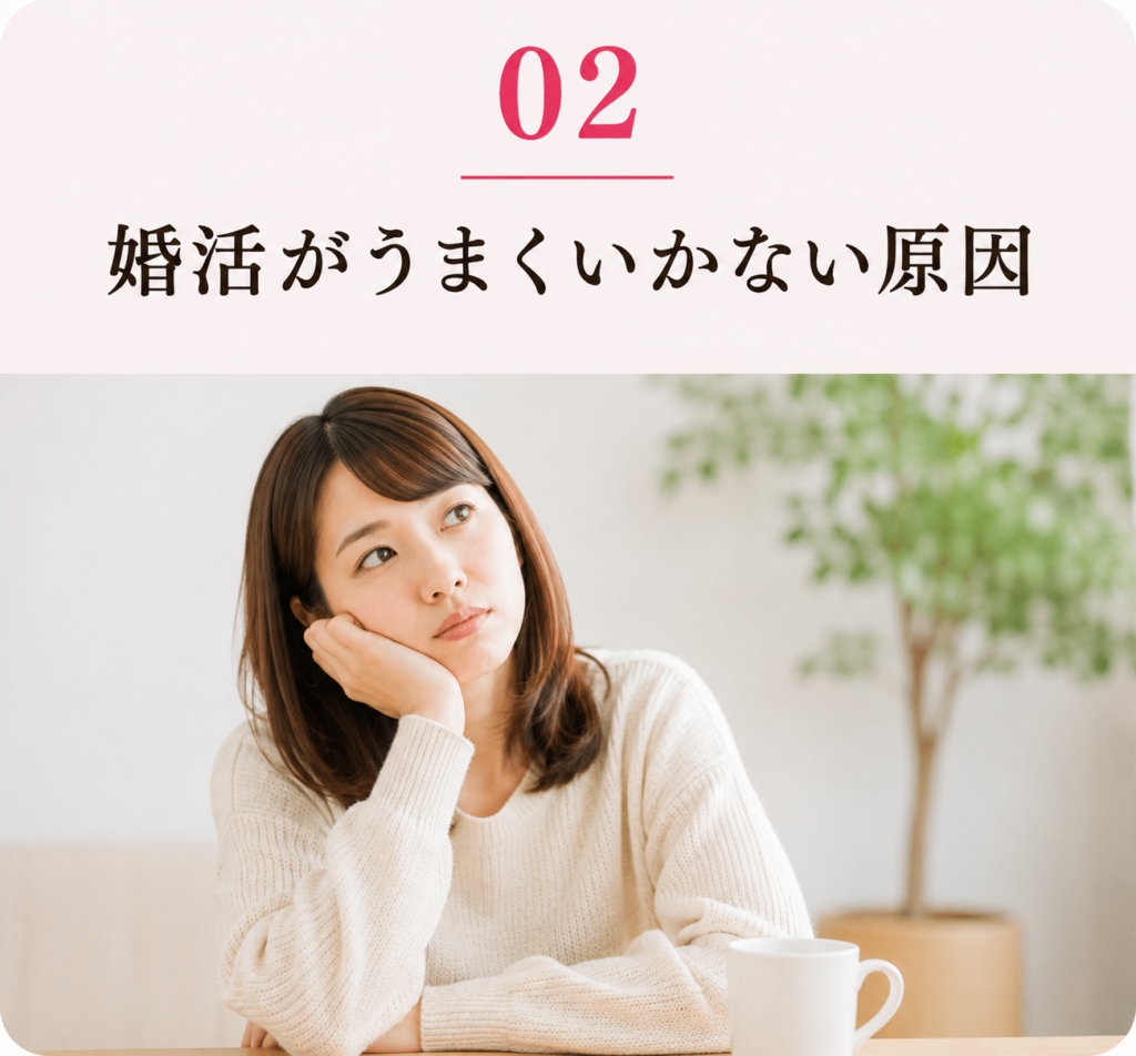 滋賀・京都の婚活戦略_婚活がうまくいかない原因